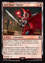 Magic the Gathering Card - Red Mage's Rapier - MTG Circle