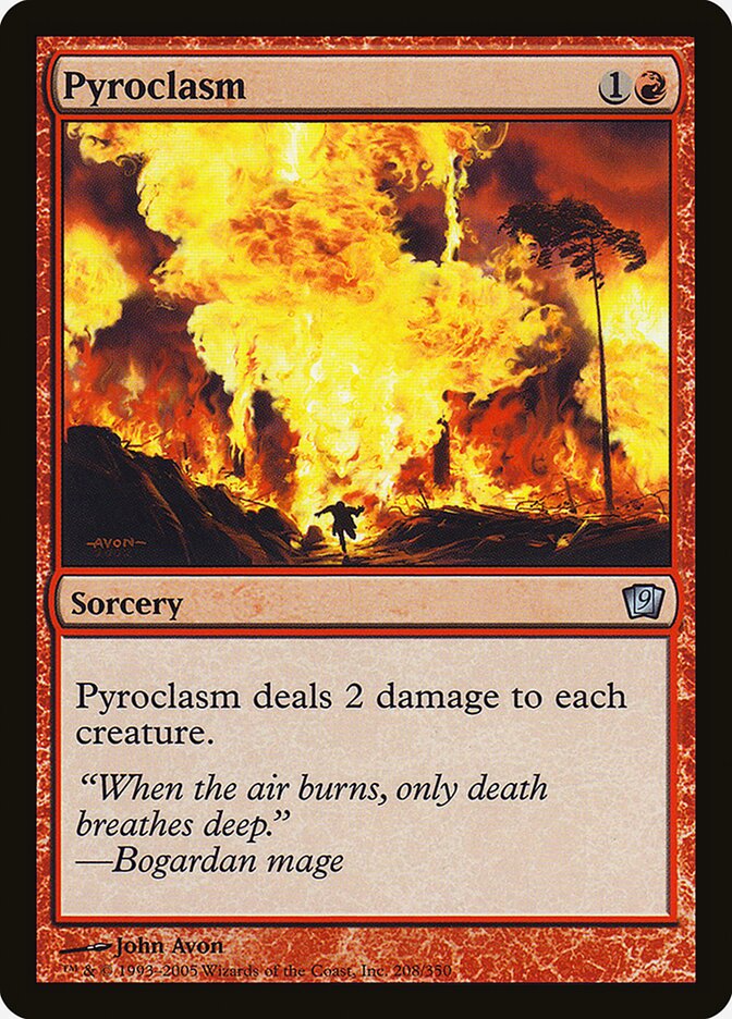 Magic the Gathering Card - Pyroclasm - MTG Circle