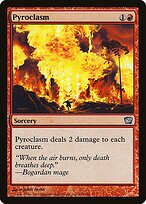 Magic the Gathering Card - Pyroclasm - MTG Circle