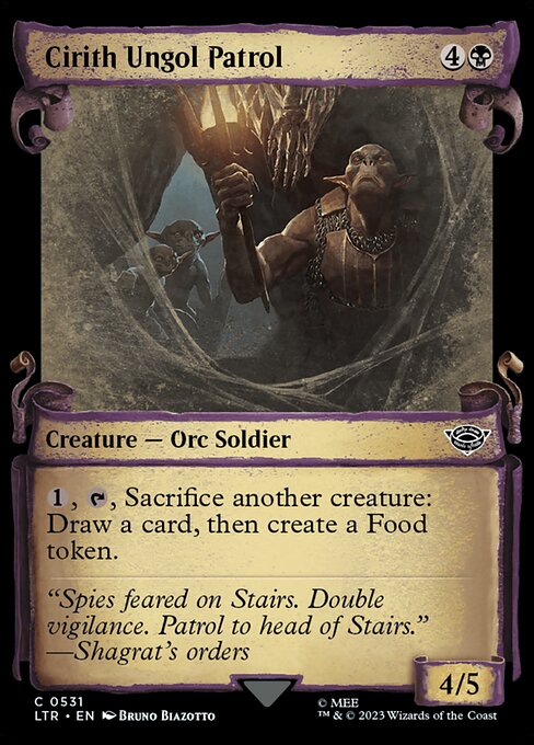 Magic the Gathering Card - Cirith Ungol Patrol - MTG Circle