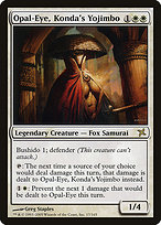 Magic the Gathering Card - Opal-Eye, Konda's Yojimbo - MTG Circle