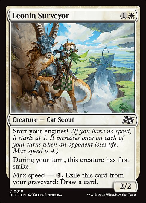 Magic the Gathering Card - Leonin Surveyor - MTG Circle
