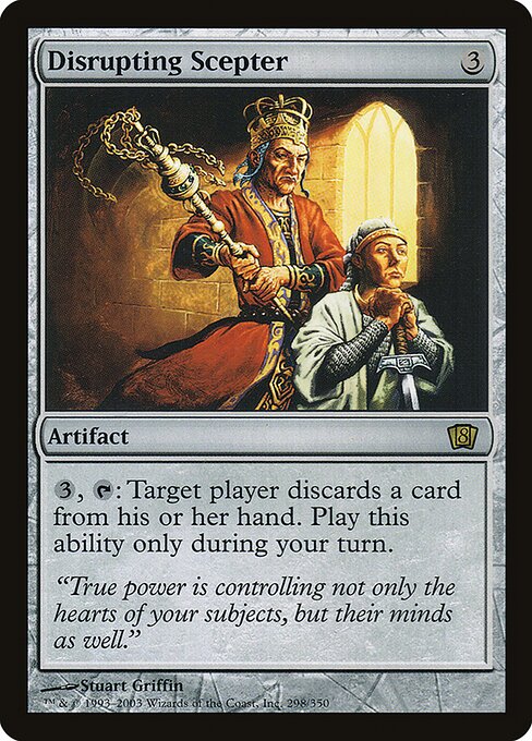 Magic the Gathering Card - Disrupting Scepter - MTG Circle