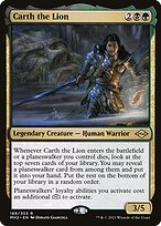 Magic the Gathering Card - Carth the Lion - MTG Circle