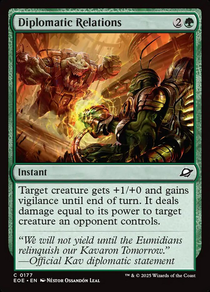 Magic the Gathering Card - Diplomatic Relations - MTG Circle
