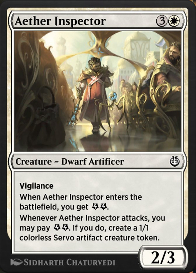 Magic the Gathering Card - Aether Inspector - MTG Circle