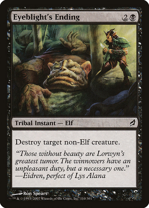 Magic the Gathering Card - Eyeblight's Ending - MTG Circle