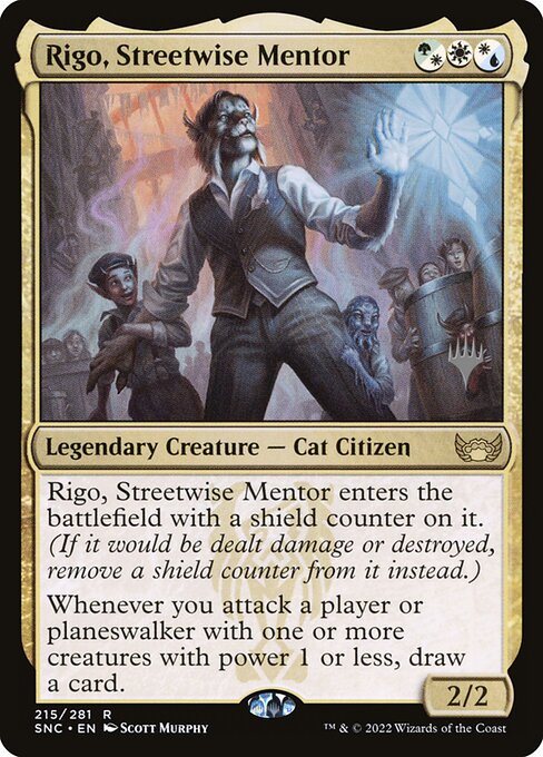 Magic the Gathering Card - Rigo, Streetwise Mentor - MTG Circle