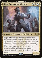 Magic the Gathering Card - Rigo, Streetwise Mentor - MTG Circle
