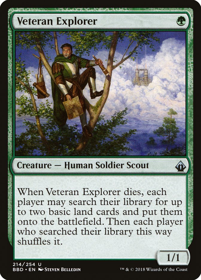 Magic the Gathering Card - Veteran Explorer - MTG Circle