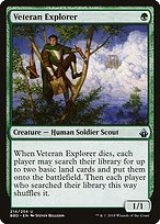 Magic the Gathering Card - Veteran Explorer - MTG Circle