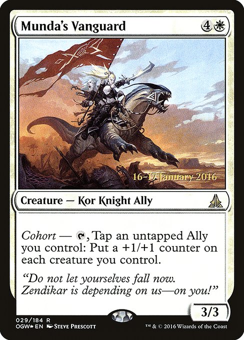 Magic the Gathering Card - Munda's Vanguard - MTG Circle