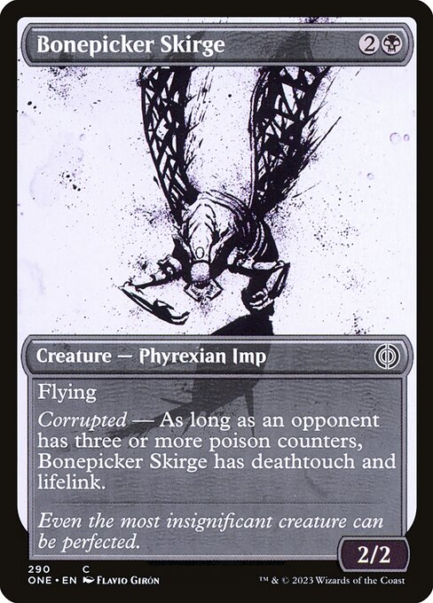 Magic the Gathering Card - Bonepicker Skirge - MTG Circle