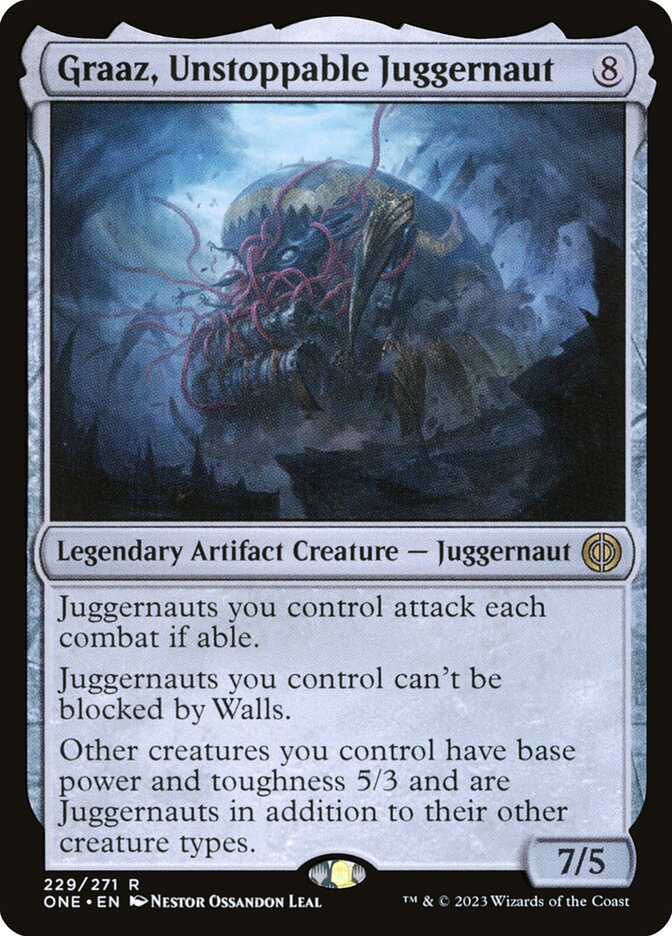 Magic the Gathering Card - Graaz, Unstoppable Juggernaut - MTG Circle