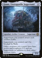 Magic the Gathering Card - Graaz, Unstoppable Juggernaut - MTG Circle