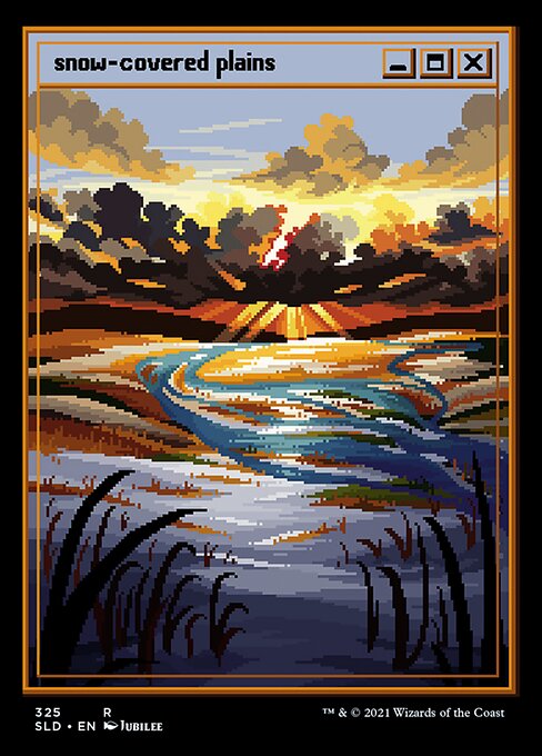 Magic the Gathering Card - Snow-Covered Plains - MTG Circle