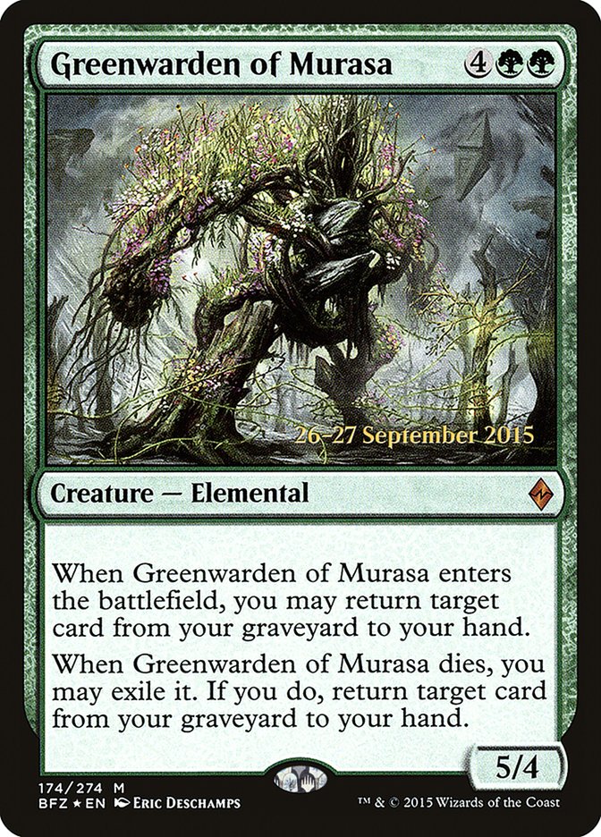 Magic the Gathering Card - Greenwarden of Murasa - MTG Circle