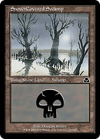 Magic the Gathering Card - Snow-Covered Swamp - MTG Circle