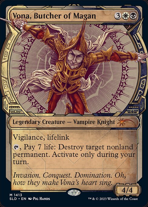 Magic the Gathering Card - Vona, Butcher of Magan - MTG Circle