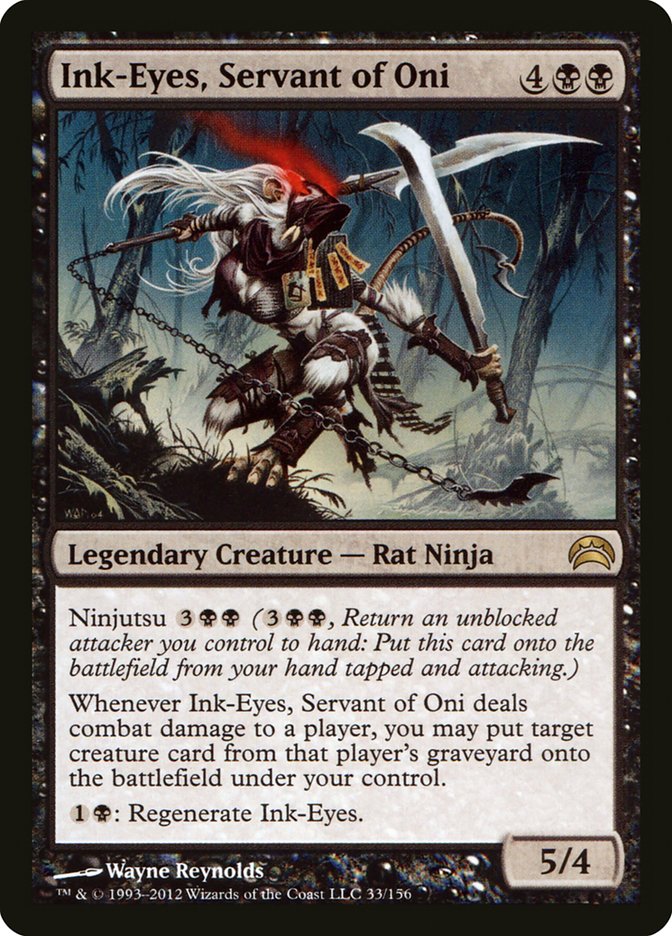 Magic the Gathering Card - Ink-Eyes, Servant of Oni - MTG Circle