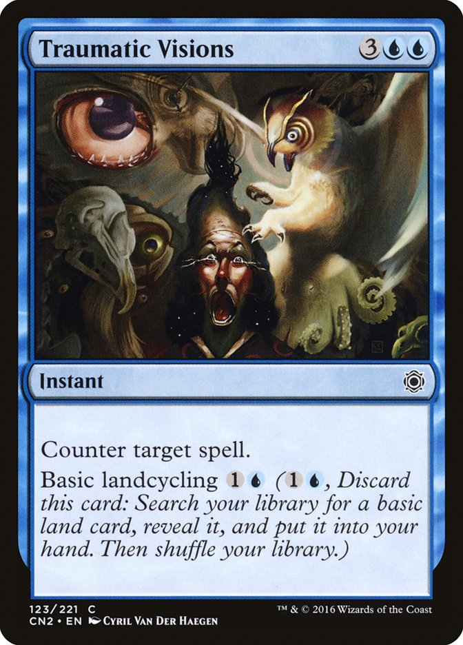 Magic the Gathering Card - Traumatic Visions - MTG Circle