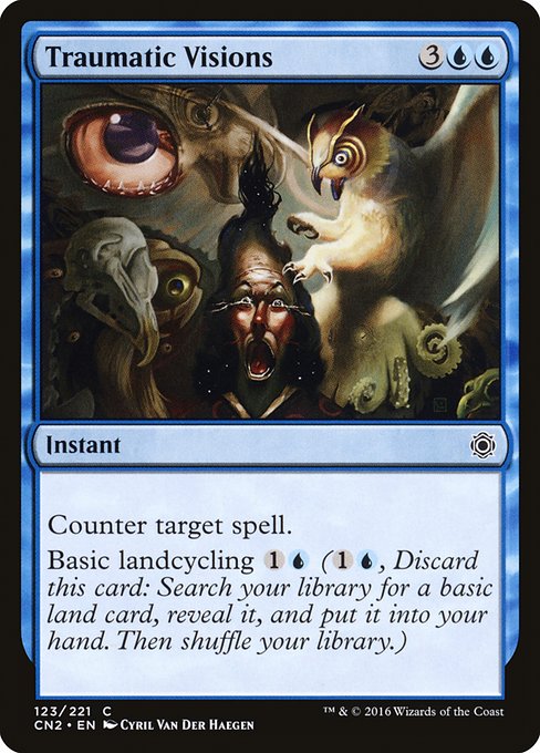 Magic the Gathering Card - Traumatic Visions - MTG Circle