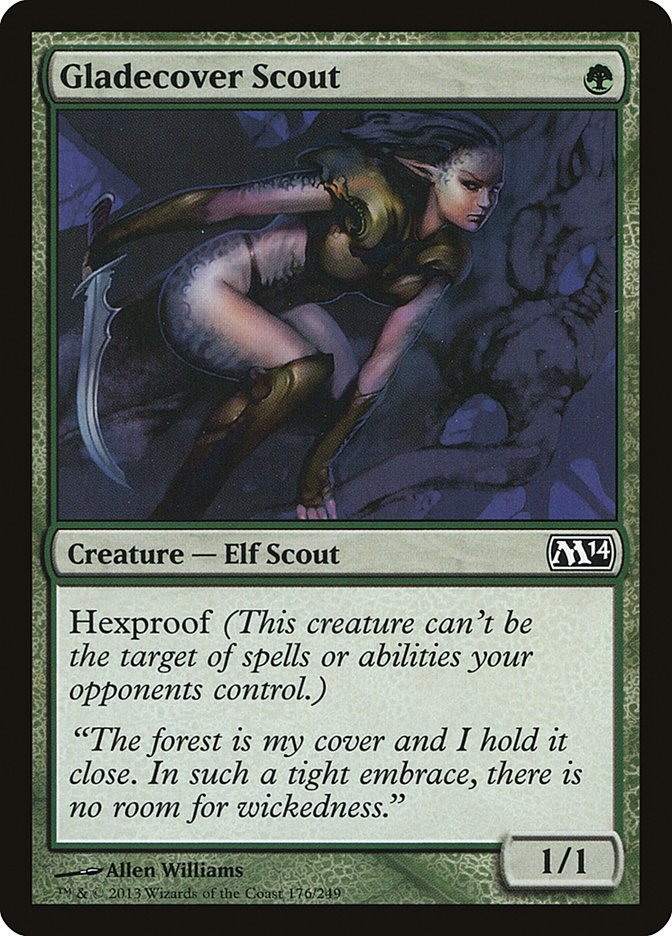 Magic the Gathering Card - Gladecover Scout - MTG Circle