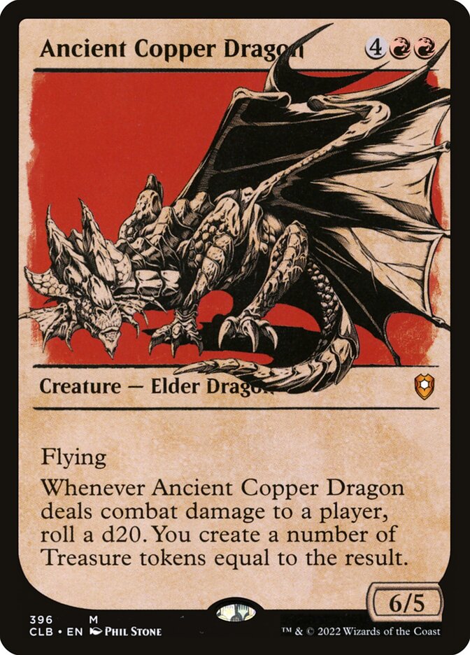 Magic the Gathering Card - Ancient Copper Dragon - MTG Circle