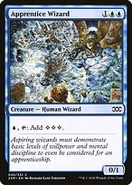 Magic the Gathering Card - Apprentice Wizard - MTG Circle