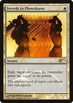 Magic the Gathering Card - Swords to Plowshares - MTG Circle