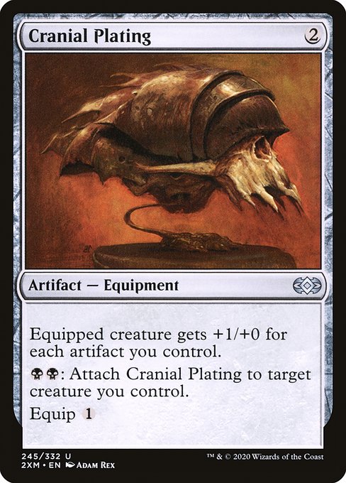 Magic the Gathering Card - Cranial Plating - MTG Circle