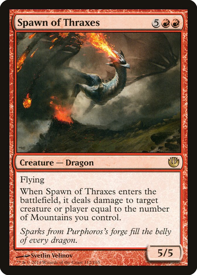 Magic the Gathering Card - Spawn of Thraxes - MTG Circle