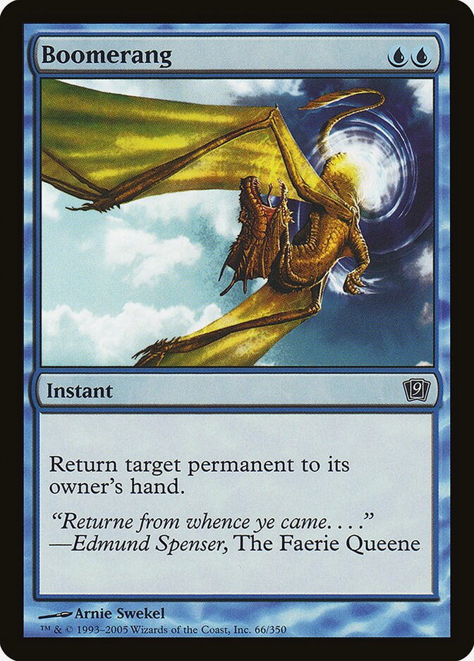 Magic the Gathering Card - Boomerang - MTG Circle