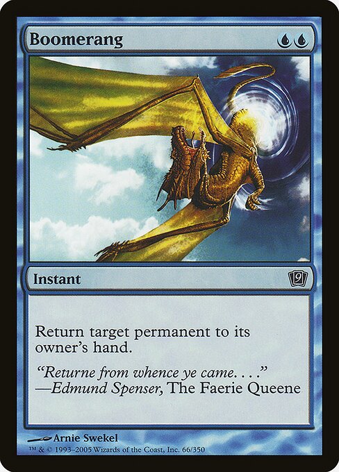 Magic the Gathering Card - Boomerang - MTG Circle