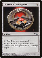 Magic the Gathering Card - Talisman of Indulgence - MTG Circle