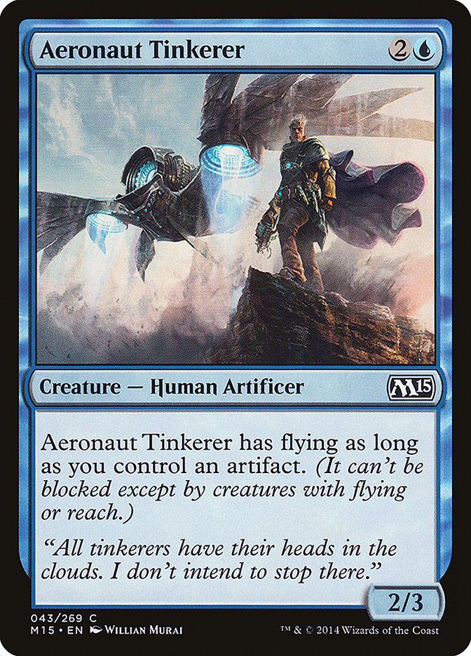 Magic the Gathering Card - Aeronaut Tinkerer - MTG Circle
