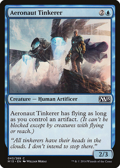 Magic the Gathering Card - Aeronaut Tinkerer - MTG Circle