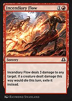 Magic the Gathering Card - Incendiary Flow - MTG Circle