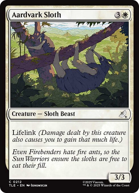 Magic the Gathering Card - Aardvark Sloth - MTG Circle