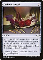 Magic the Gathering Card - Ominous Parcel - MTG Circle