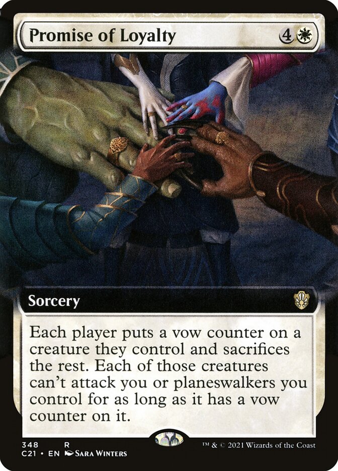 Magic the Gathering Card - Promise of Loyalty - MTG Circle