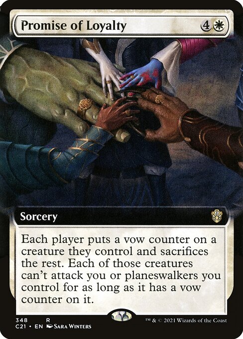 Magic the Gathering Card - Promise of Loyalty - MTG Circle
