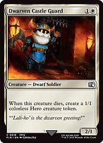 Magic the Gathering Card - Dwarven Castle Guard - MTG Circle