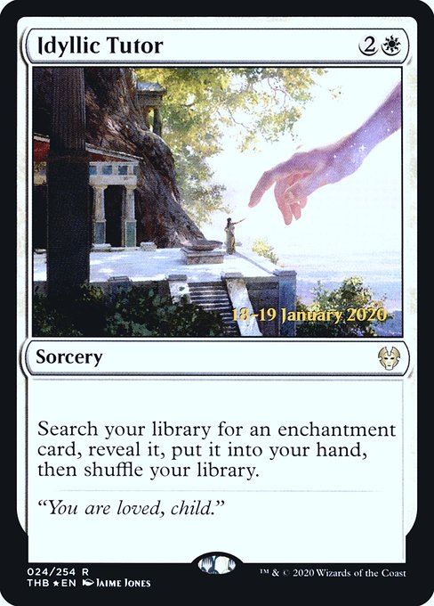 Magic the Gathering Card - Idyllic Tutor - MTG Circle