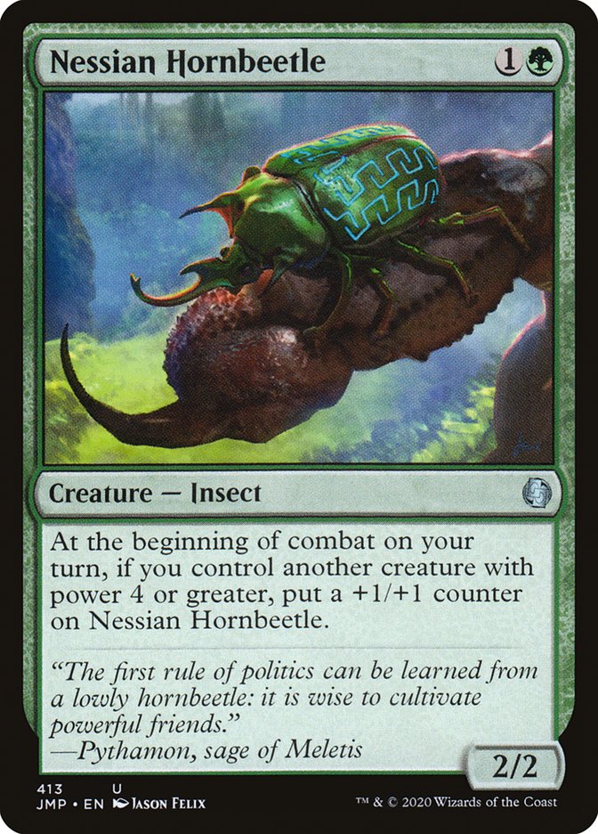 Magic the Gathering Card - Nessian Hornbeetle - MTG Circle