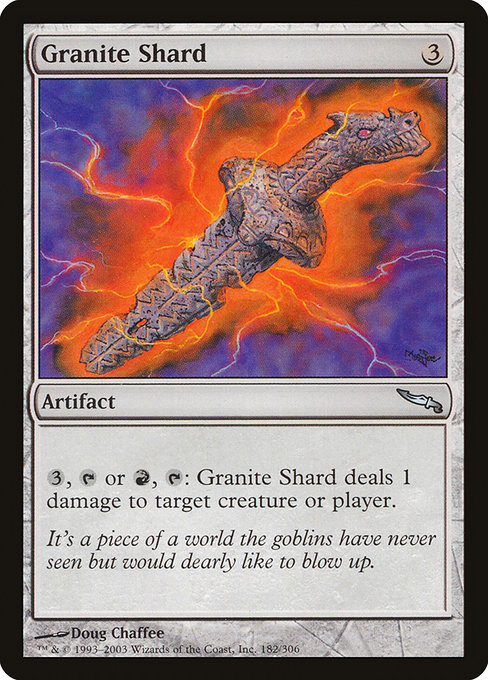 Magic the Gathering Card - Granite Shard - MTG Circle