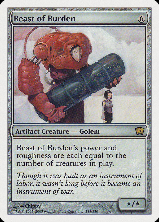 Magic the Gathering Card - Beast of Burden - MTG Circle