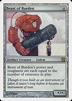 Magic the Gathering Card - Beast of Burden - MTG Circle