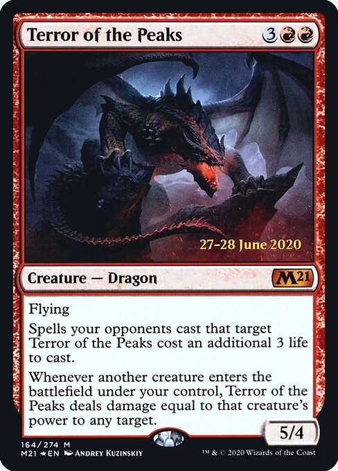 Magic the Gathering Card - Terror of the Peaks - MTG Circle
