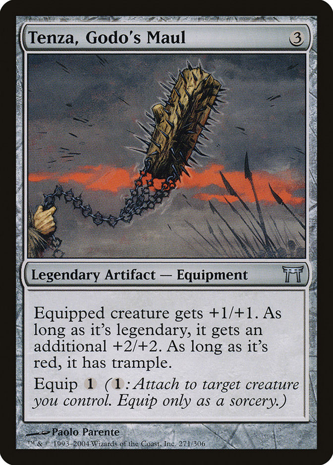 Magic the Gathering Card - Tenza, Godo's Maul - MTG Circle